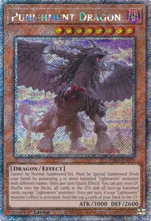 Punishment Dragon (Platinum Secret Rare) [RA03-EN015] Platinum Secret Rare | Rock City Comics