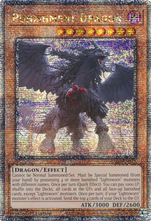 Punishment Dragon (Quarter Century Secret Rare) [RA03-EN015] Quarter Century Secret Rare | Rock City Comics