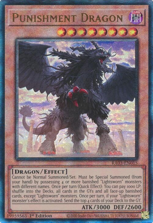 Punishment Dragon (UTR) [RA03-EN015] Prismatic Ultimate Rare | Rock City Comics