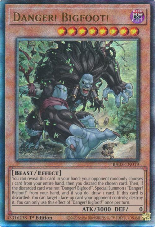 Danger! Bigfoot! (UTR) [RA03-EN019] Prismatic Ultimate Rare | Rock City Comics