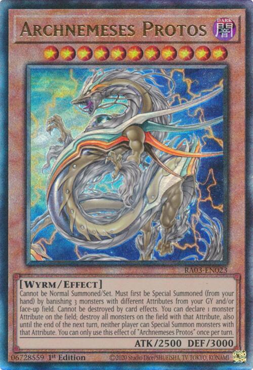 Archnemeses Protos (UTR) [RA03-EN023] Prismatic Ultimate Rare | Rock City Comics