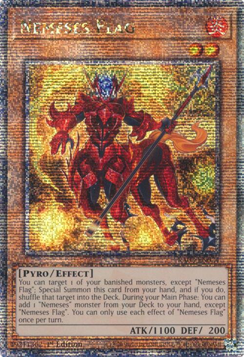 Nemeses Flag (Quarter Century Secret Rare) [RA03-EN024] Quarter Century Secret Rare | Rock City Comics