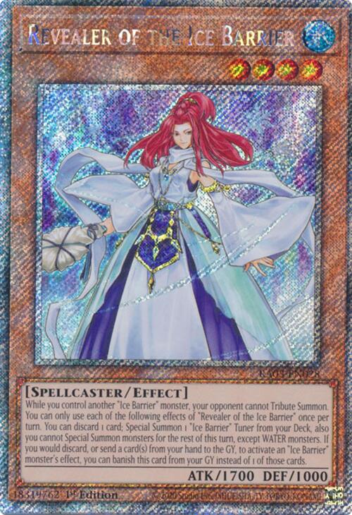 Revealer of the Ice Barrier (Platinum Secret Rare) [RA03-EN028] Platinum Secret Rare | Rock City Comics