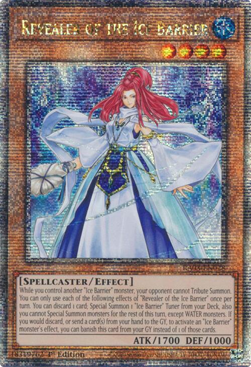 Revealer of the Ice Barrier (Quarter Century Secret Rare) [RA03-EN028] Quarter Century Secret Rare | Rock City Comics