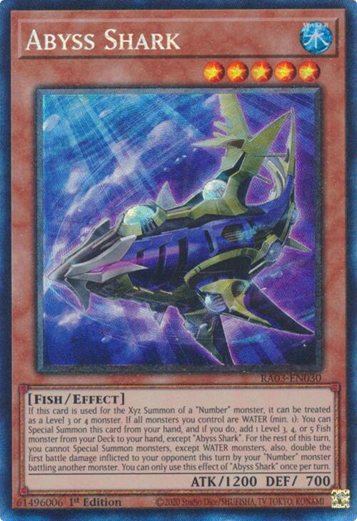 Abyss Shark (CR) [RA03-EN030] Prismatic Collector's Rare | Rock City Comics