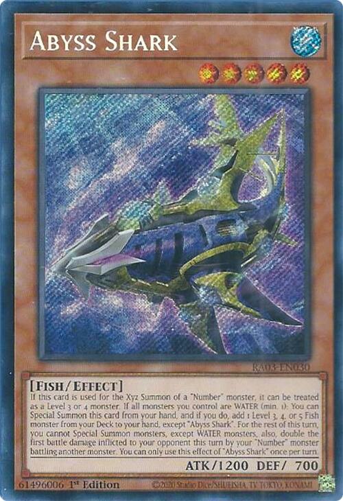 Abyss Shark (Secret Rare) [RA03-EN030] Secret Rare | Rock City Comics