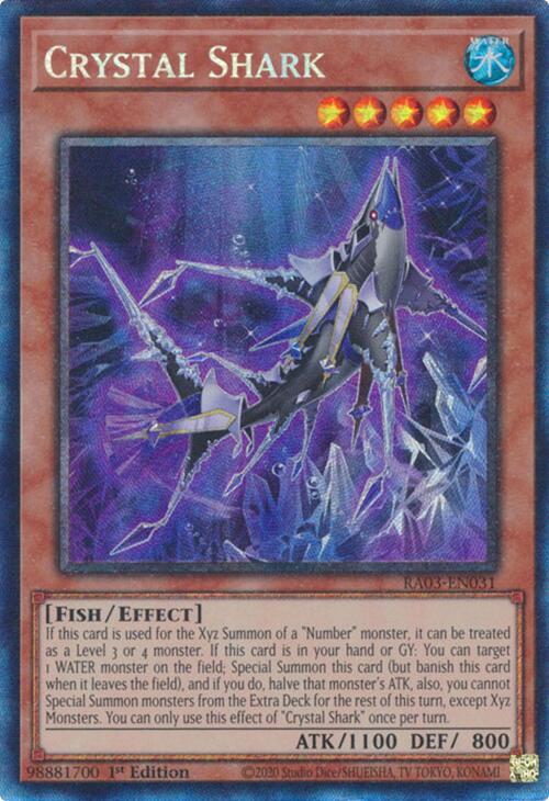 Crystal Shark (CR) [RA03-EN031] Prismatic Collector's Rare | Rock City Comics