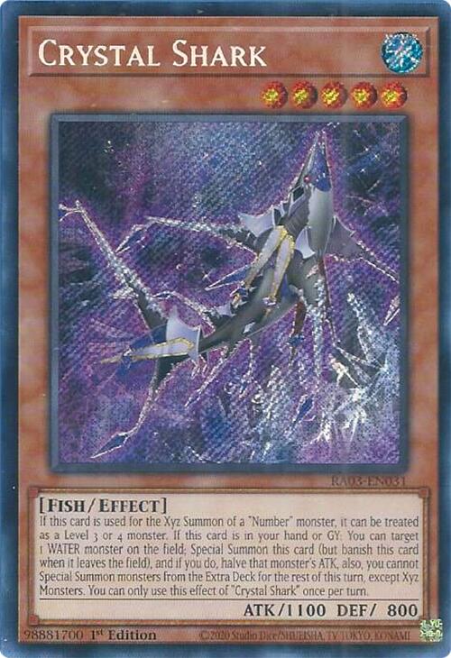 Crystal Shark (Secret Rare) [RA03-EN031] Secret Rare | Rock City Comics