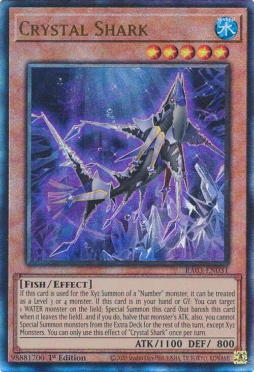 Crystal Shark (UTR) [RA03-EN031] Prismatic Ultimate Rare | Rock City Comics