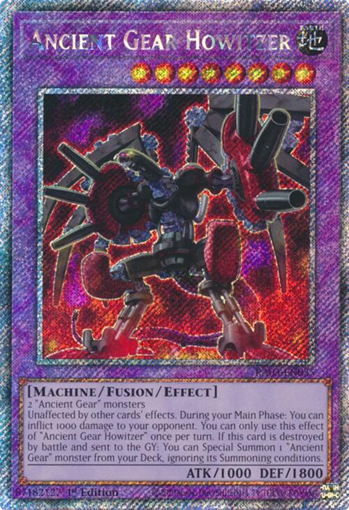 Ancient Gear Howitzer (Platinum Secret Rare) [RA03-EN035] Platinum Secret Rare | Rock City Comics