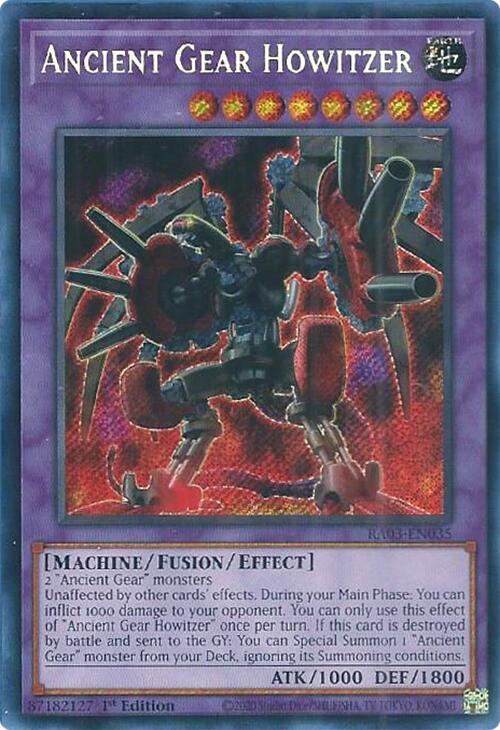 Ancient Gear Howitzer (Secret Rare) [RA03-EN035] Secret Rare | Rock City Comics