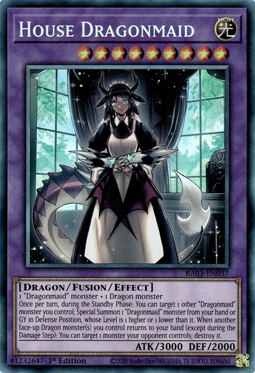 House Dragonmaid (CR) [RA03-EN037] Prismatic Collector's Rare | Rock City Comics