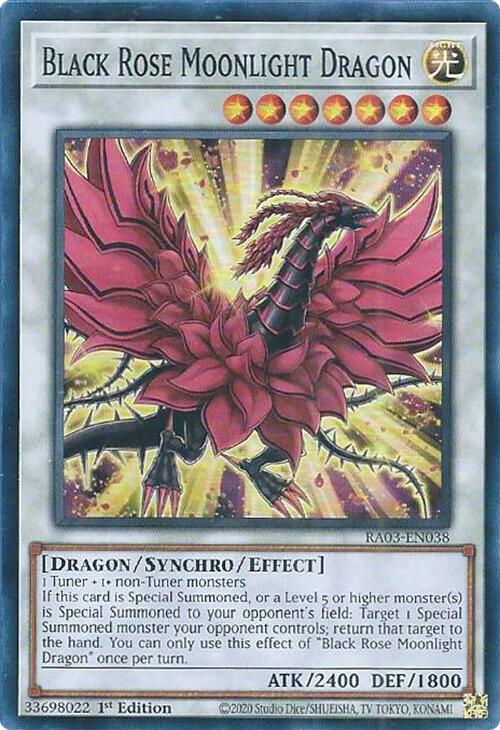 Black Rose Moonlight Dragon [RA03-EN038] Super Rare | Rock City Comics