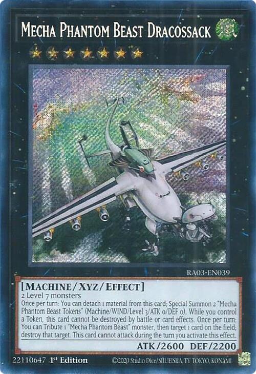 Mecha Phantom Beast Dracossack (Secret Rare) [RA03-EN039] Secret Rare | Rock City Comics