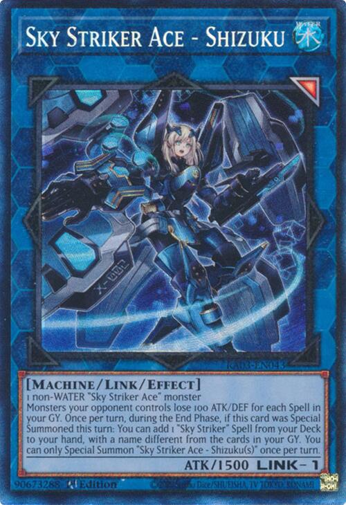 Sky Striker Ace - Shizuku (CR) [RA03-EN043] Prismatic Collector's Rare | Rock City Comics