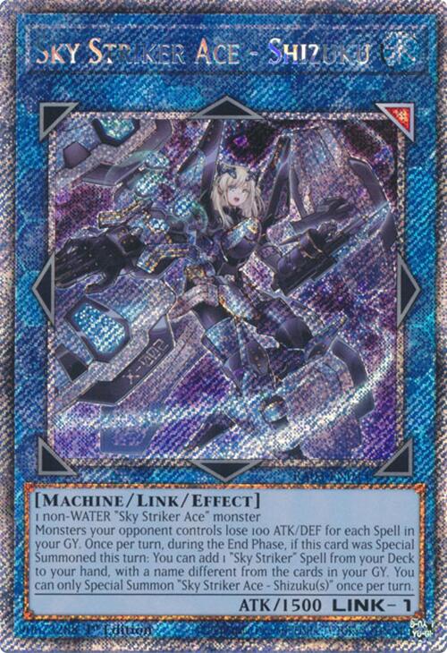 Sky Striker Ace - Shizuku (Platinum Secret Rare) [RA03-EN043] Platinum Secret Rare | Rock City Comics