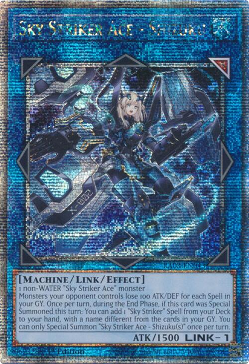 Sky Striker Ace - Shizuku (Quarter Century Secret Rare) [RA03-EN043] Quarter Century Secret Rare | Rock City Comics