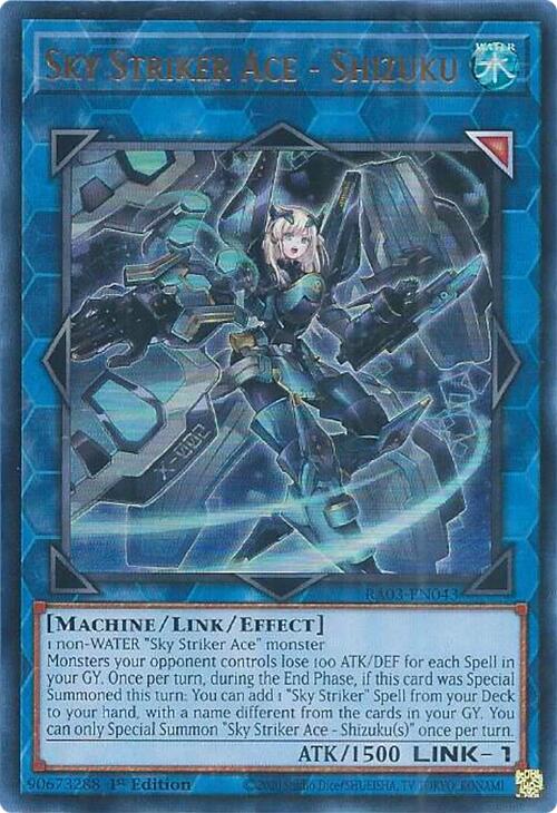 Sky Striker Ace - Shizuku (UR) [RA03-EN043] Ultra Rare | Rock City Comics