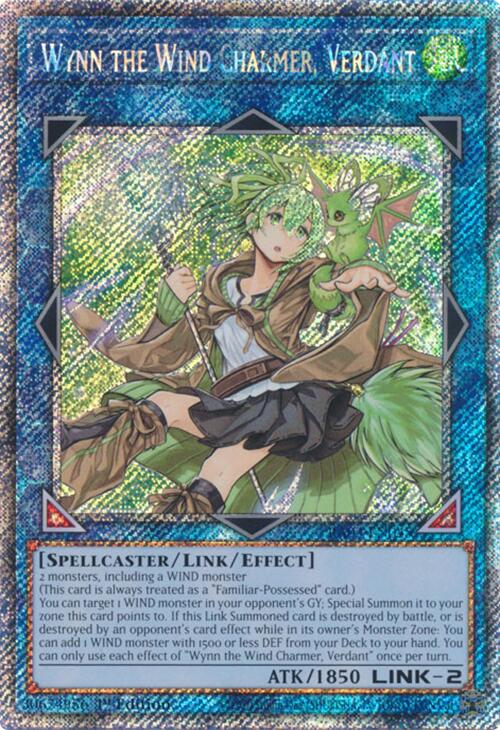 Wynn the Wind Charmer, Verdant (Platinum Secret Rare) [RA03-EN045] Platinum Secret Rare | Rock City Comics