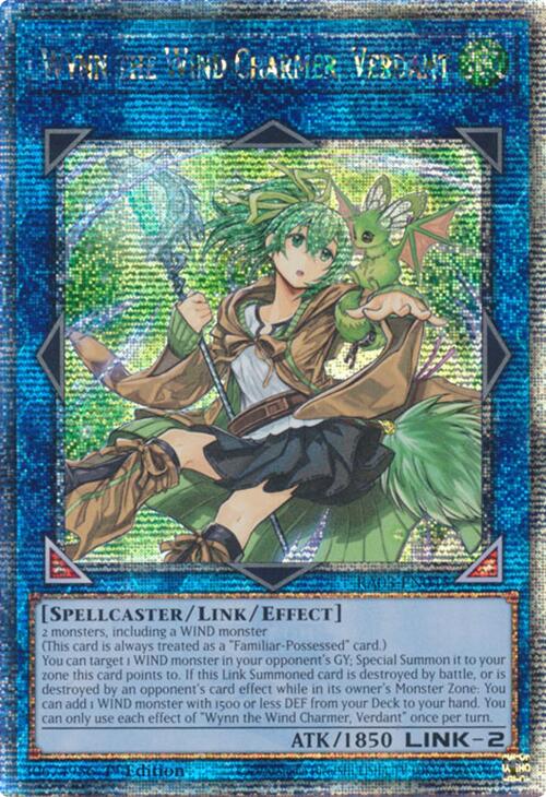 Wynn the Wind Charmer, Verdant (Quarter Century Secret Rare) [RA03-EN045] Quarter Century Secret Rare | Rock City Comics