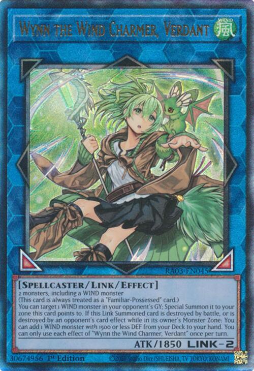 Wynn the Wind Charmer, Verdant (UTR) [RA03-EN045] Prismatic Ultimate Rare | Rock City Comics