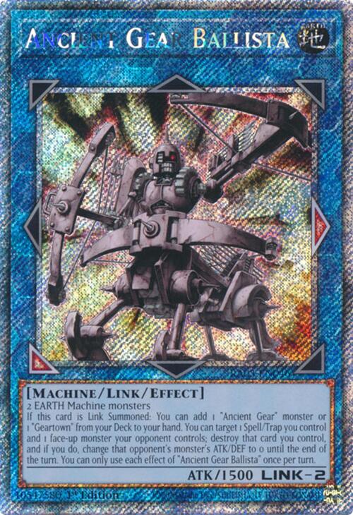 Ancient Gear Ballista (Platinum Secret Rare) [RA03-EN046] Platinum Secret Rare | Rock City Comics