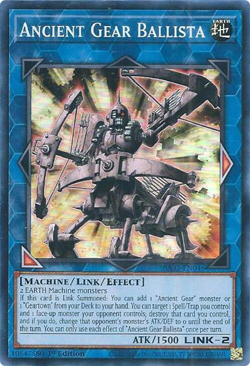 Ancient Gear Ballista [RA03-EN046] Super Rare | Rock City Comics