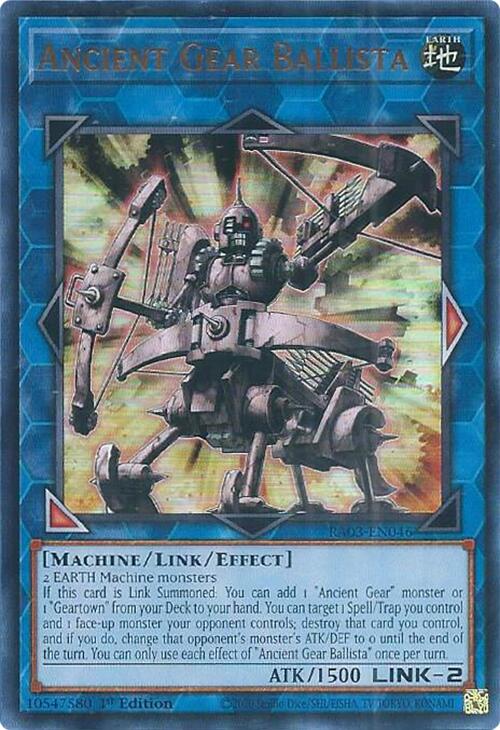 Ancient Gear Ballista (UR) [RA03-EN046] Ultra Rare | Rock City Comics