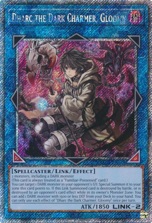 Dharc the Dark Charmer, Gloomy (Platinum Secret Rare) [RA03-EN048] Platinum Secret Rare | Rock City Comics