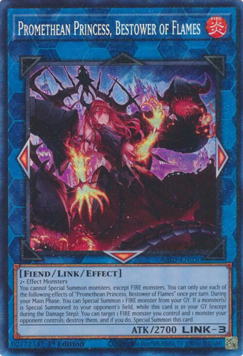 Promethean Princess, Bestower of Flames (CR) [RA03-EN050] Prismatic Collector's Rare | Rock City Comics