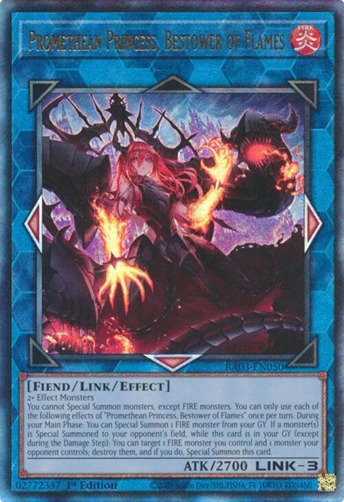 Promethean Princess, Bestower of Flames (UTR) [RA03-EN050] Prismatic Ultimate Rare | Rock City Comics