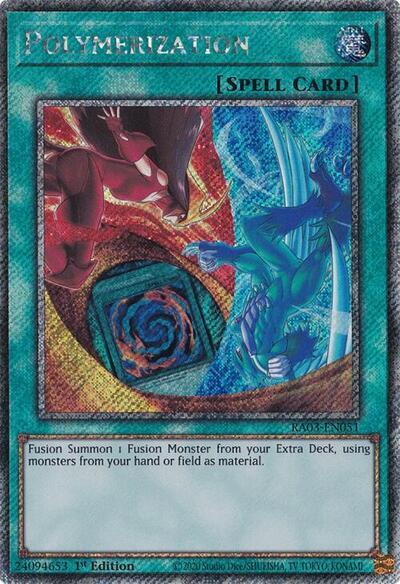 Polymerization (Platinum Secret Rare) [RA03-EN051] Platinum Secret Rare | Rock City Comics