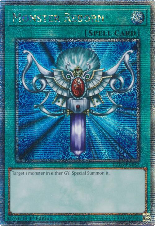 Monster Reborn (Quarter Century Secret Rare) [RA03-EN052] Quarter Century Secret Rare | Rock City Comics