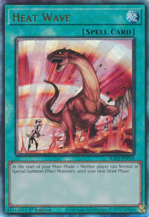 Heat Wave (UTR) [RA03-EN058] Prismatic Ultimate Rare | Rock City Comics