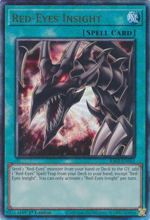 Red-Eyes Insight (UTR) [RA03-EN061] Prismatic Ultimate Rare | Rock City Comics