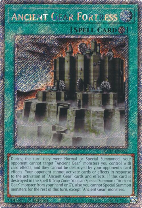 Ancient Gear Fortress (Platinum Secret Rare) [RA03-EN062] Platinum Secret Rare | Rock City Comics