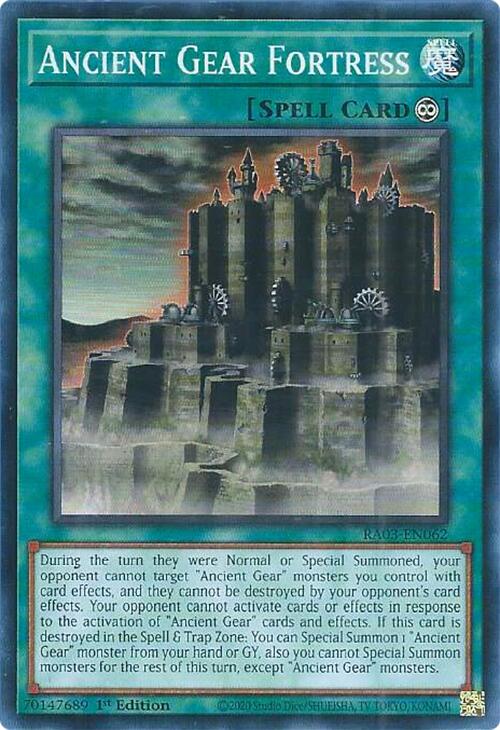 Ancient Gear Fortress [RA03-EN062] Super Rare | Rock City Comics