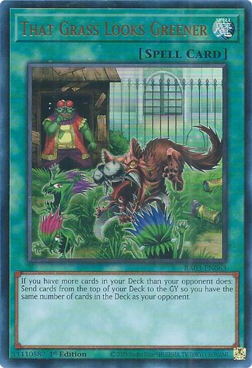 That Grass Looks Greener (UR) [RA03-EN063] Ultra Rare | Rock City Comics