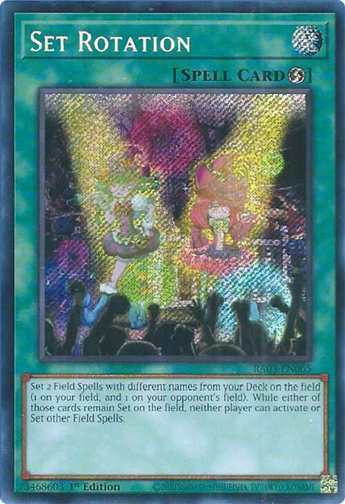 Set Rotation (Secret Rare) [RA03-EN065] Secret Rare | Rock City Comics