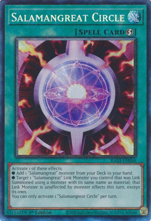Salamangreat Circle (CR) [RA03-EN066] Prismatic Collector's Rare | Rock City Comics