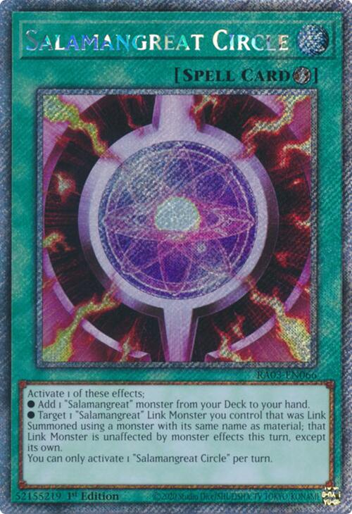 Salamangreat Circle (Platinum Secret Rare) [RA03-EN066] Platinum Secret Rare | Rock City Comics
