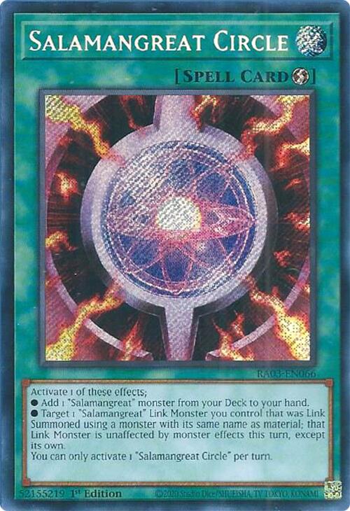 Salamangreat Circle (Secret Rare) [RA03-EN066] Secret Rare | Rock City Comics