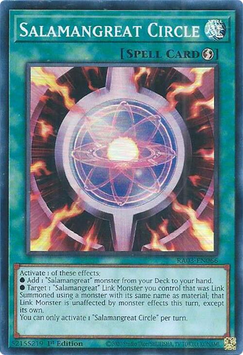 Salamangreat Circle [RA03-EN066] Super Rare | Rock City Comics