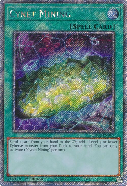 Cynet Mining (Platinum Secret Rare) [RA03-EN067] Platinum Secret Rare | Rock City Comics