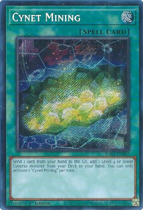 Cynet Mining (Secret Rare) [RA03-EN067] Secret Rare | Rock City Comics