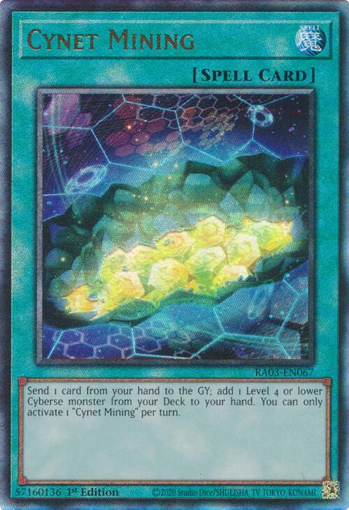 Cynet Mining (UTR) [RA03-EN067] Prismatic Ultimate Rare | Rock City Comics