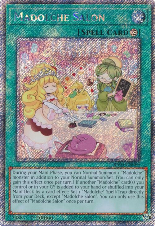 Madolche Salon (Platinum Secret Rare) [RA03-EN069] Platinum Secret Rare | Rock City Comics