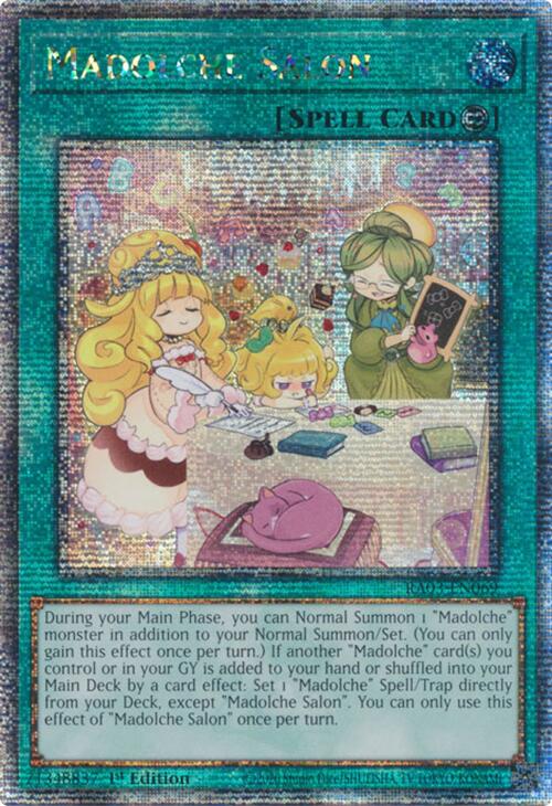 Madolche Salon (Quarter Century Secret Rare) [RA03-EN069] Quarter Century Secret Rare | Rock City Comics