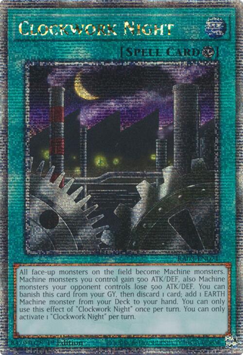 Clockwork Night (Quarter Century Secret Rare) [RA03-EN071] Quarter Century Secret Rare | Rock City Comics