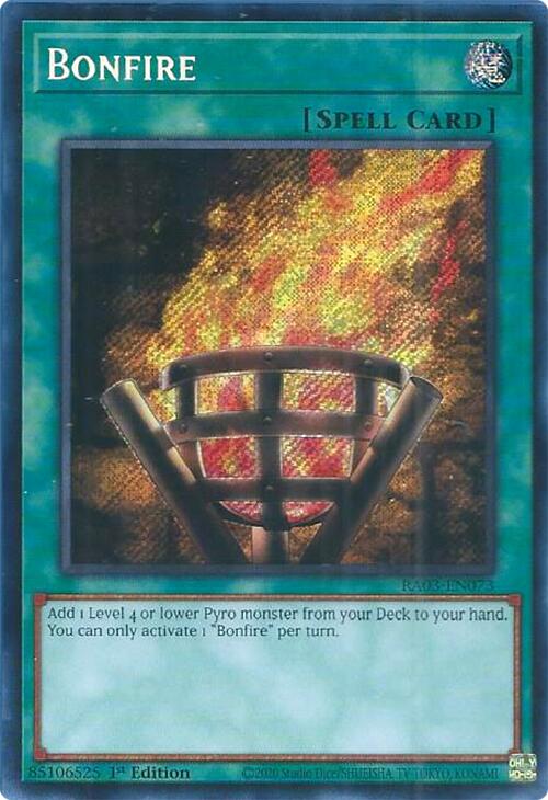 Bonfire (Secret Rare) [RA03-EN073] Secret Rare | Rock City Comics